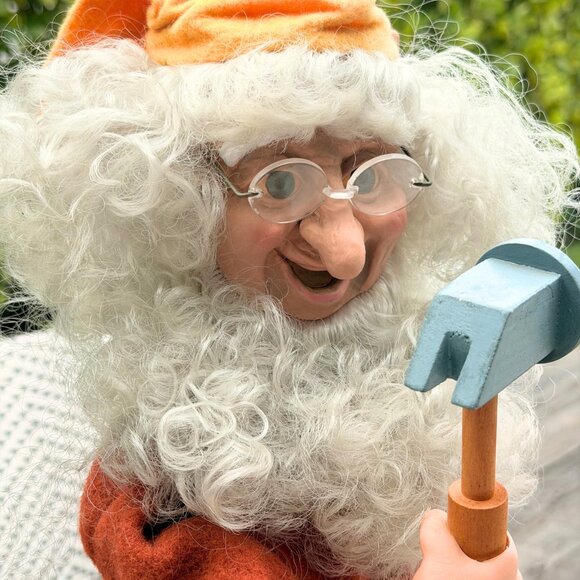 Vintage Telco Animated Santa's Helper Elf Motion-ette Figurine Toy Maker WORKS - Picture 6 of 11